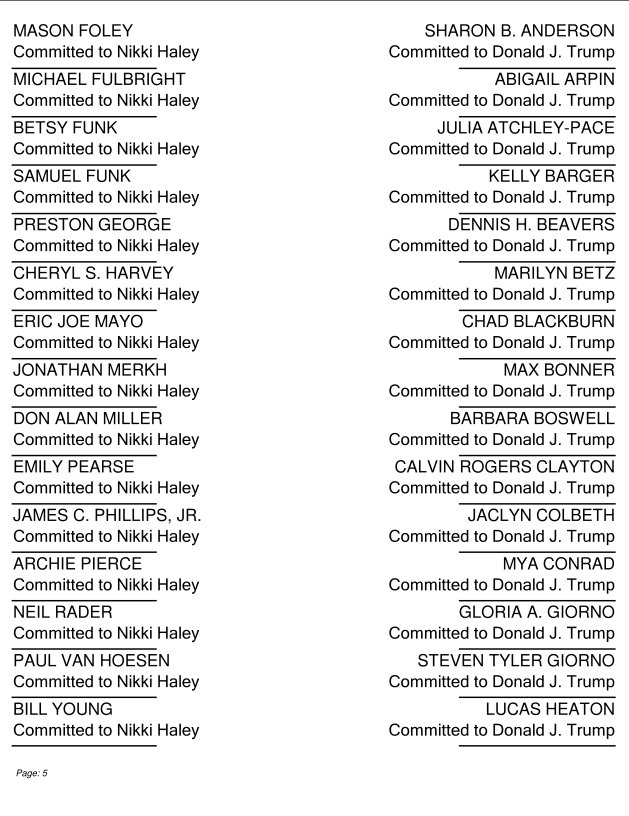 March 5, 2024 Sample Ballot, Cannon County, TN  Page 5